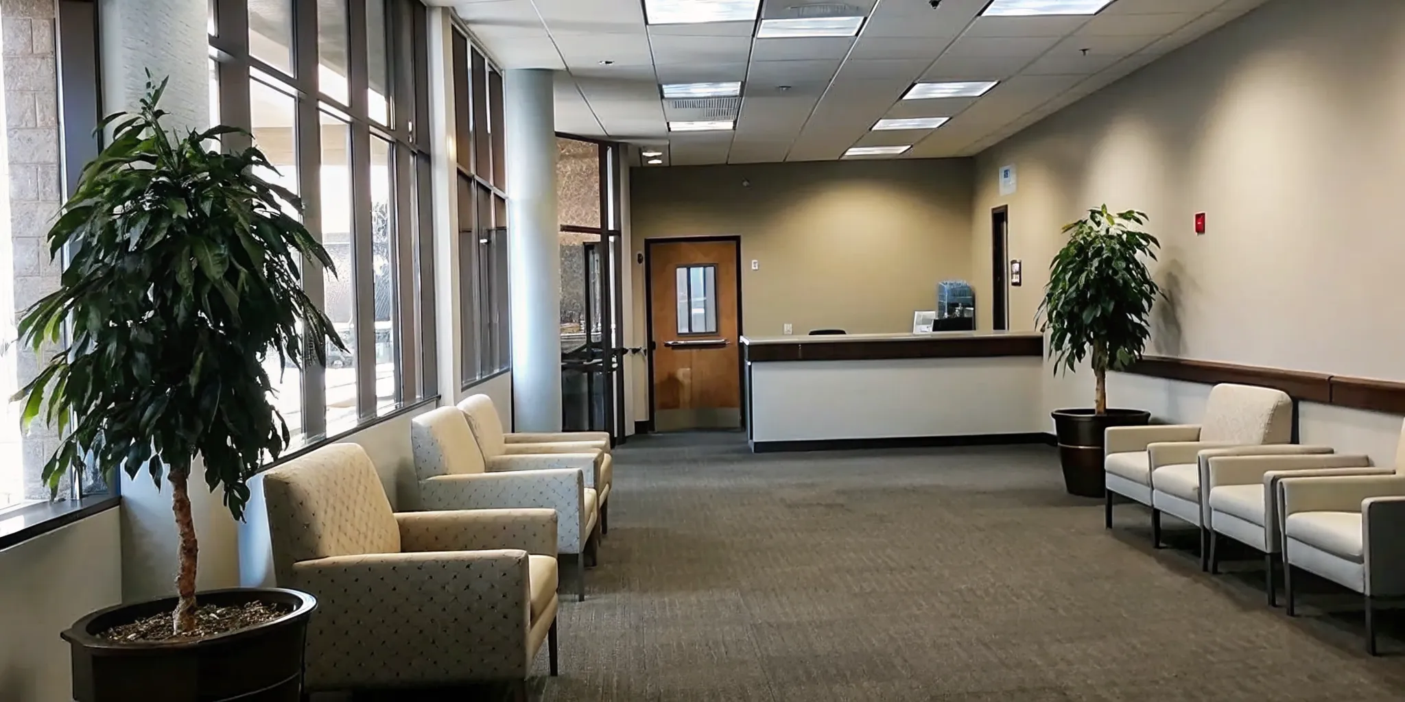 Professional medical clinic interior for occupational health and drug testing services in Tampa