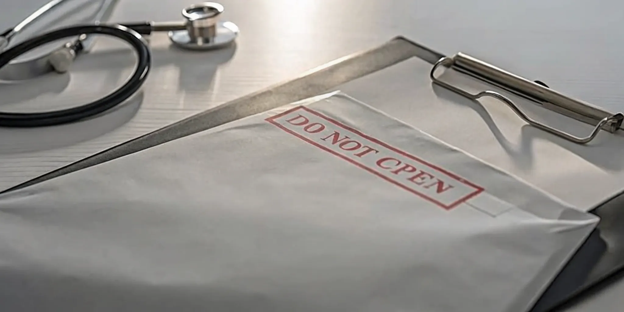 Official USCIS I-693 medical form in a sealed envelope.